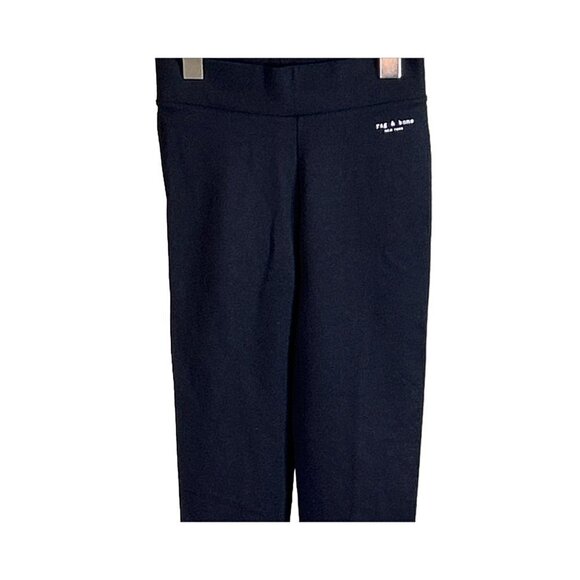 Rag & Bone Black Leggings Stretch Logo Size XXS - Picture 3 of 7